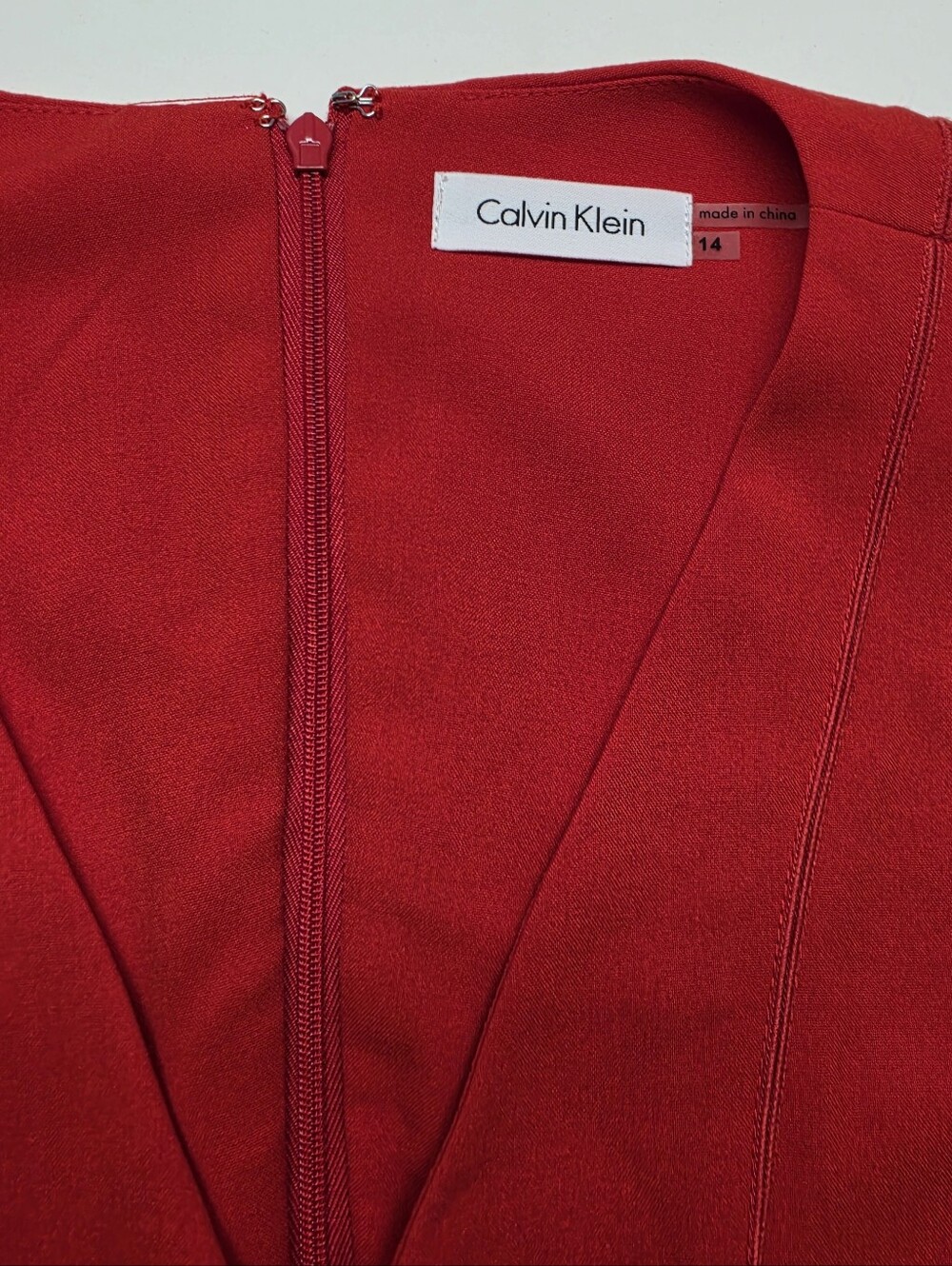 Calvin Klein Red Women's Coat